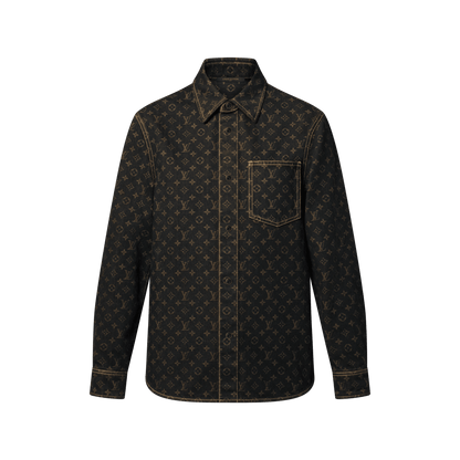Women's Monogram Denim Shirt