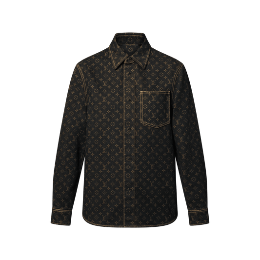 Women's Monogram Denim Shirt