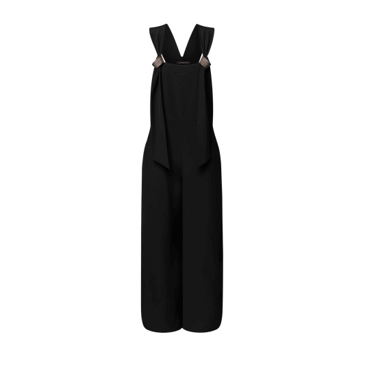 Women's Knot Silk Overalls