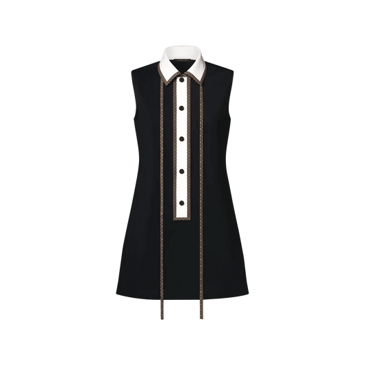 Women's Bow Color-Blocked Dress
