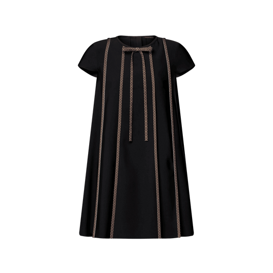 Women's Monogram Accent Trapeze Dress