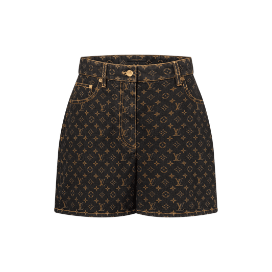 Women's Monogram Denim Shorts