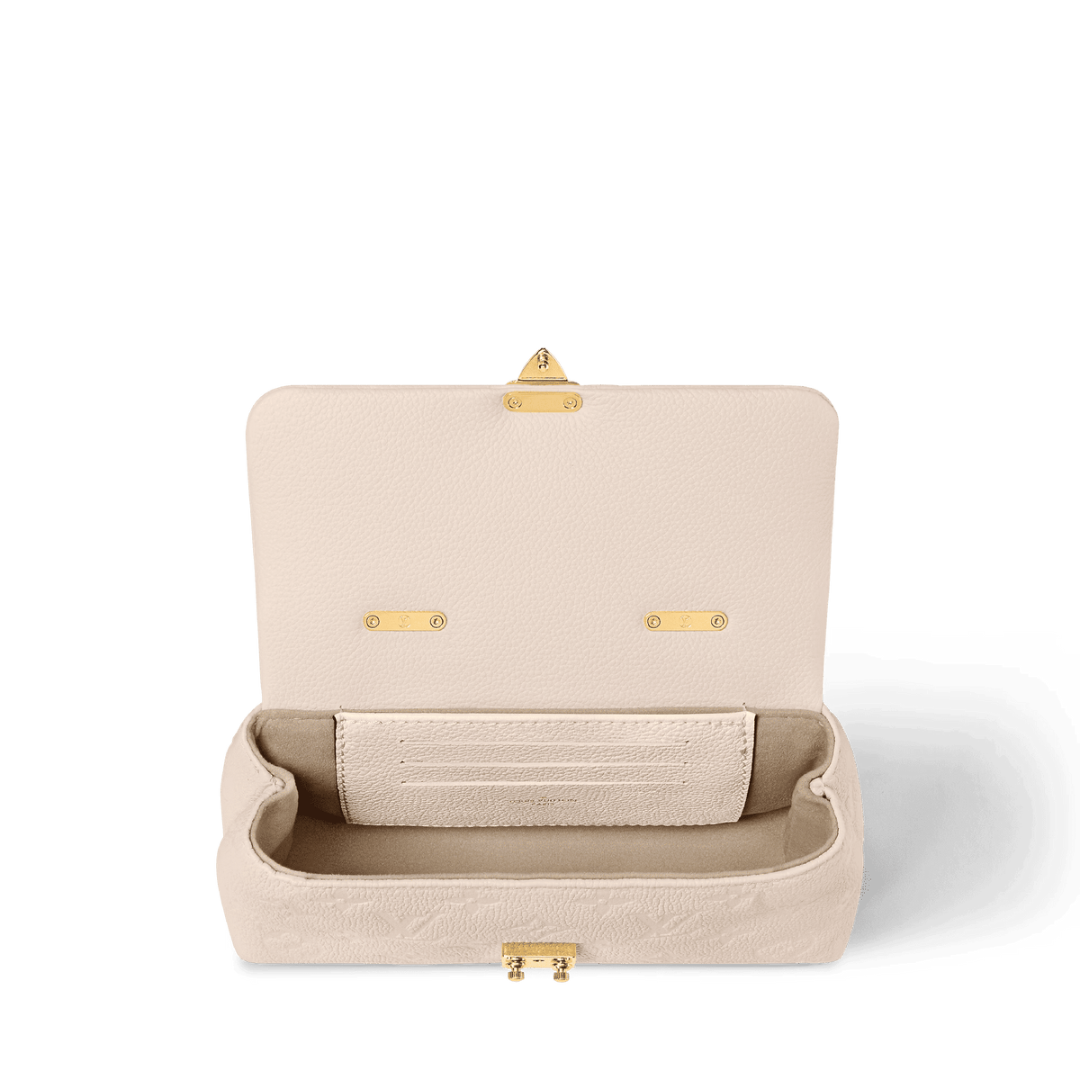 Nano Madeleine Monogram Empreinte Leather Crème Gold-Toned Hardware