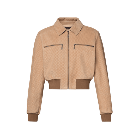 Women's Nanogram Suede Bomber Jacket