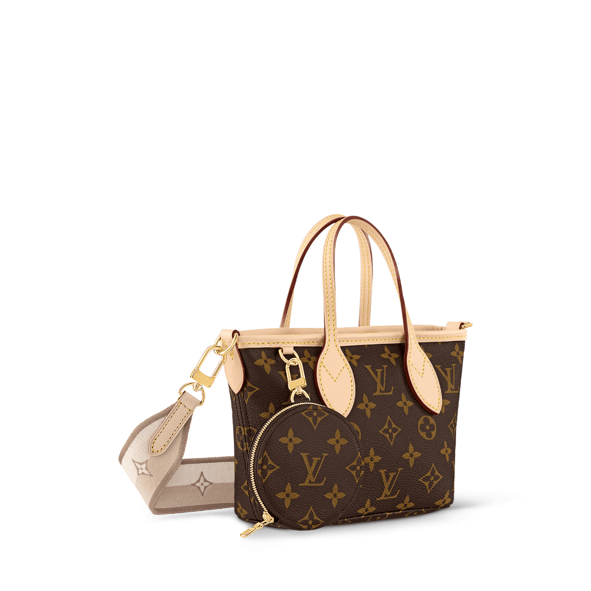 Women's Neverfull BB Monogram Beige Tote Bag