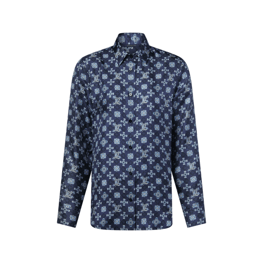 Women's Nouveau Monogram Silk Shirt