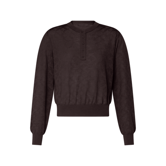 Women's Openwork Mahina Henley Pullover