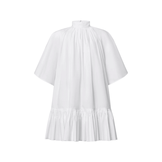 Women's Pleat Detail Babydoll Dress