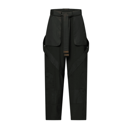 Women's Poplin Insert Silk Cargo Pants