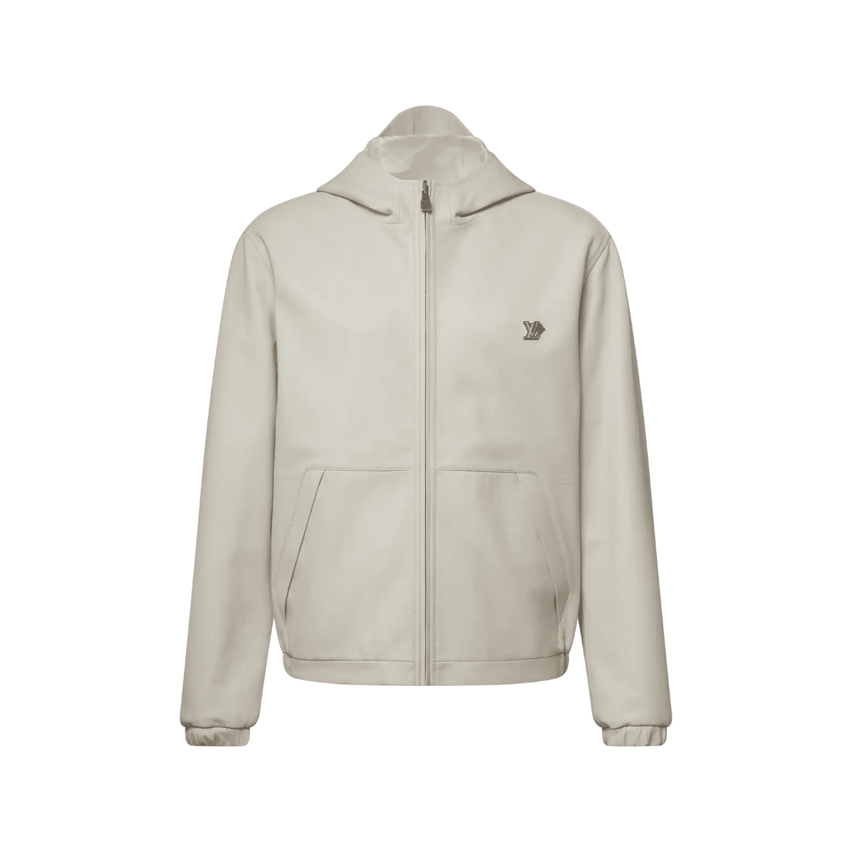 Men's Reversible Leather Hooded Blouson