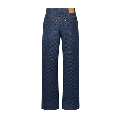Men's Reflective Nanogram Denim Skate Pants