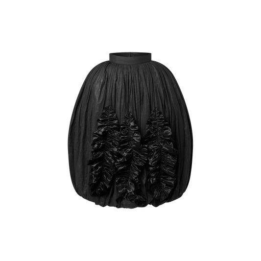 Women's Ruffle Trim Balloon Skirt