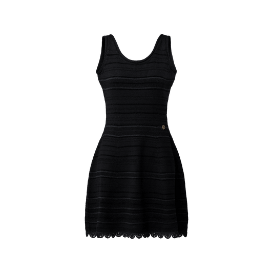 Women's Scoop Back Striped Dress