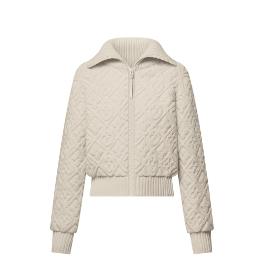 Women's Shearling-Effect Monogram Jacket