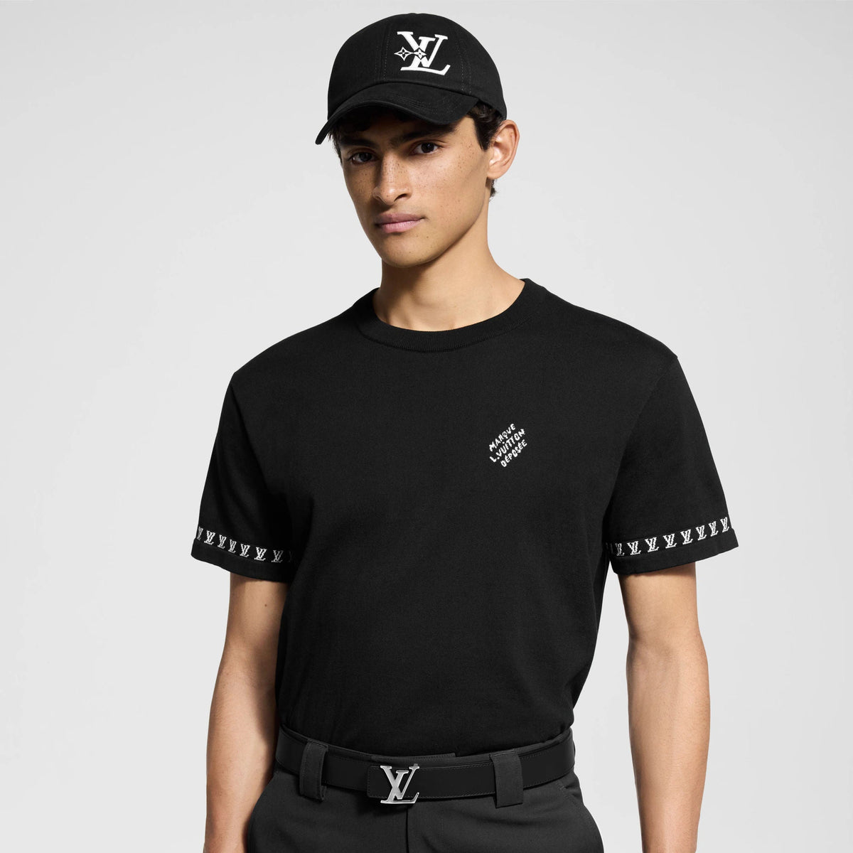 Men's Short-Sleeved Cotton Crewneck
