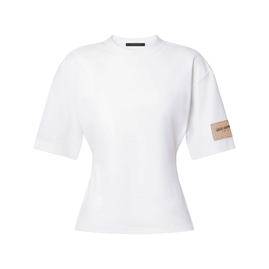 Women's Patch Tapered Cotton Jersey T-Shirt