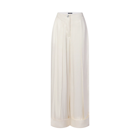 Women's Silk Pleat Pants