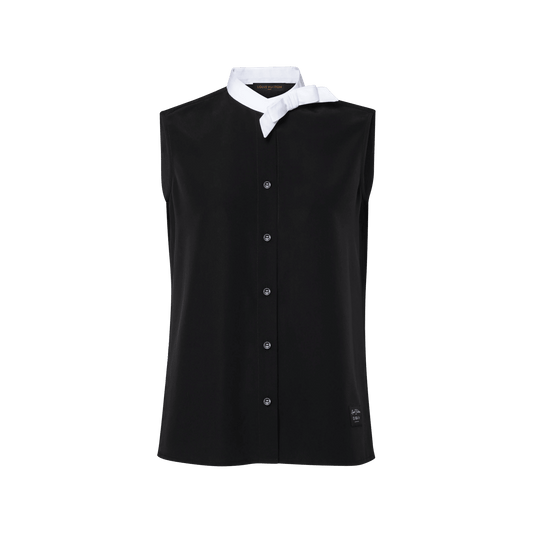 Women's Sleeveless Bowtie Shirt