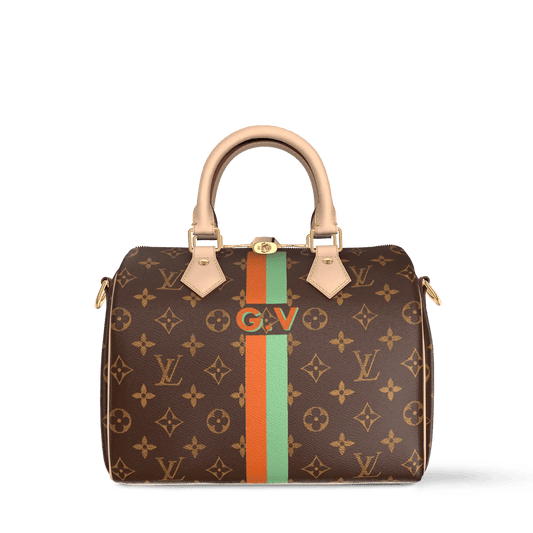 Women's Speedy Bandoulière 25 Monogram Coated Canvas Handbag P01918