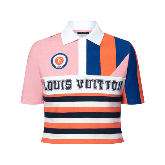 Women's Striped Signature Polo Top