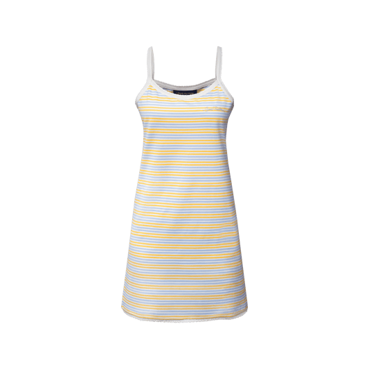 Women's Striped Cotton Jersey Dress