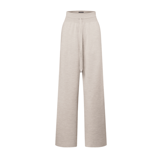 Women's Stripe Accent Wide-Leg Jogging Pants
