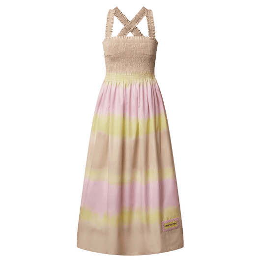 Women's Tie Dye Smocked Dress