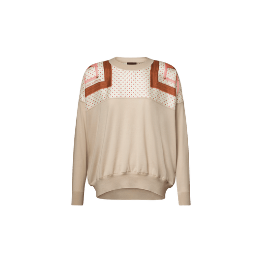 Women's Trunk Insert Wool Pullover