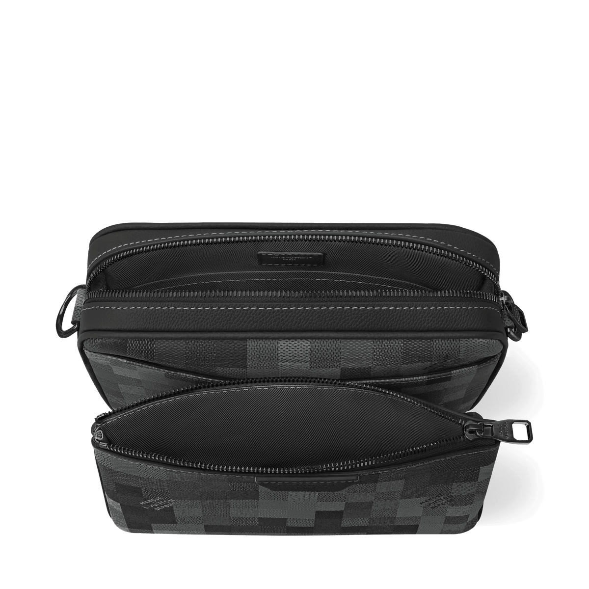 Men's Trio Messenger Bag Black