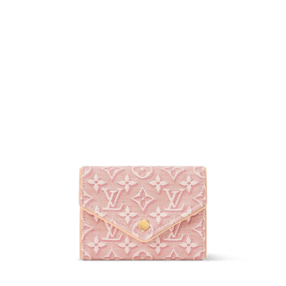 Women's Victorine Wallet Monogram Emblème Jacquard Compact Wallet M2A151