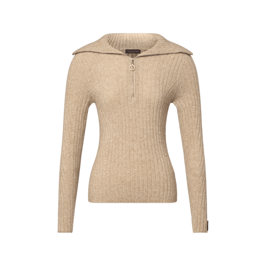 Women's Wide Collar Half-Zip Pullover