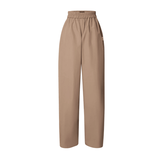 Women's Wide-Leg Cotton Pants