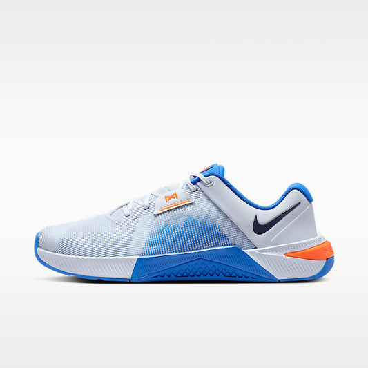 Metcon 10 Men's Workout Shoes Hyperlift Plate Football Grey/Blue Crystal/Orange Frost