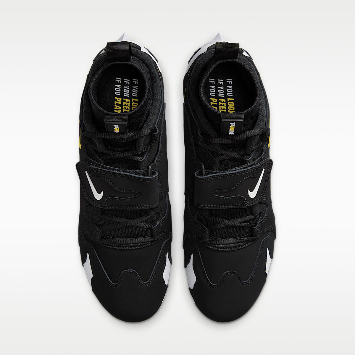 Diamond Turf 96 TD Football Cleats Black/Varsity Maize/White