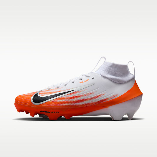 Vapor Pro 1 Football Cleats White/Safety Orange/Metallic Silver/Black