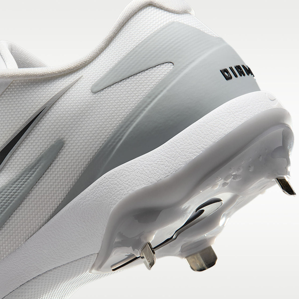 Diamond Standout MTL Baseball Cleats Wolf Grey White Black
