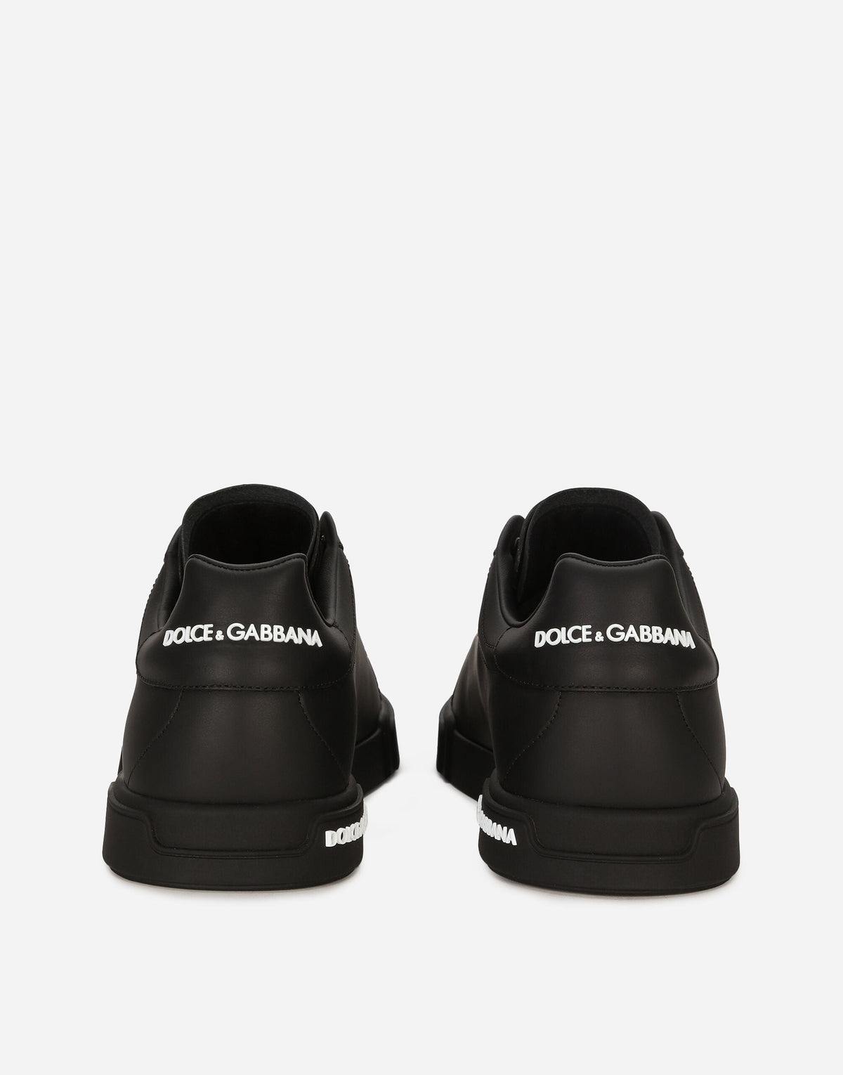 Portofino Calfskin Nappa Sneakers Men's Black