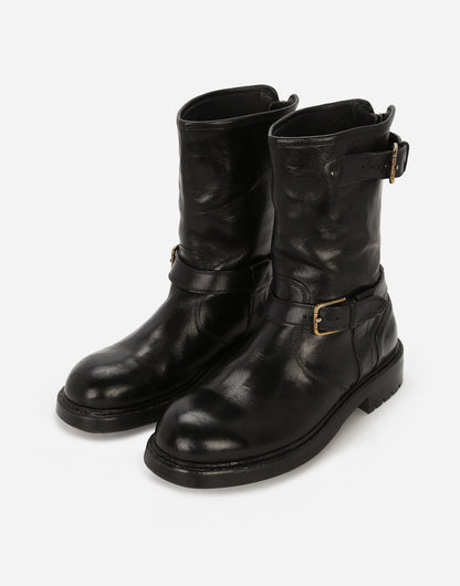 Men Bernini Smooth Leather Boots