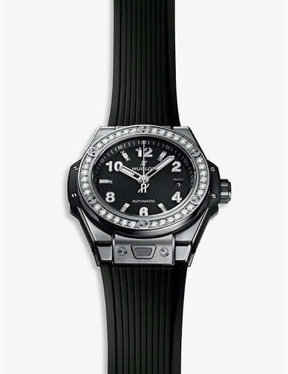 Hublot Big Bang One Click Steel Diamonds 33mm, Ref# 485.SX.1170.RX.1204