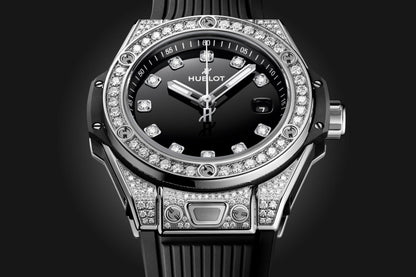 Hublot Big Bang ONE CLICK STEEL PAVÃ‰ Ref# 485.SX.1270.RX.1604
