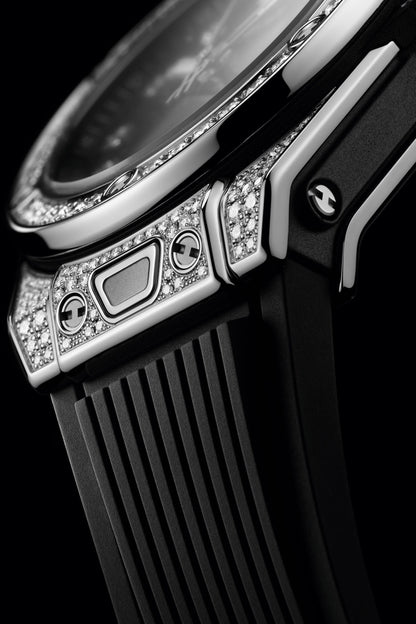 Hublot Big Bang ONE CLICK STEEL PAVÃ‰ Ref# 485.SX.1270.RX.1604