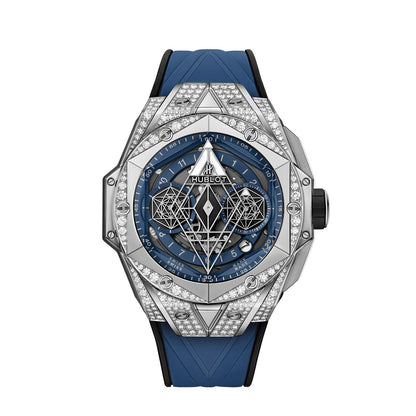 Hublot Big Bang Sang Bleu II Titanium Blue Pavé, Reference 418.NX.5107.RX.1604.MXM20