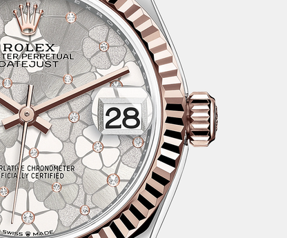 Datejust 31mm, Oystersteel and 18k Everose Gold and Diamonds, Ref# 278271-0031