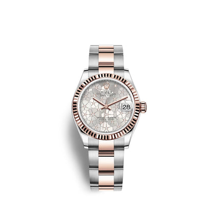 Datejust 31mm, Oystersteel and 18k Everose Gold and Diamonds, Ref# 278271-0031