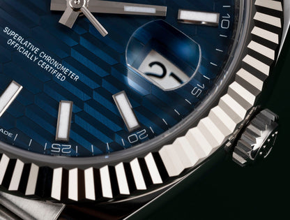 Datejust M126334-0002 Oyster, 41 mm, Oystersteel and White Gold