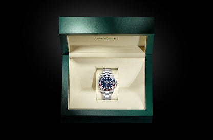 GMT-Master II Oyster, 40 mm, white gold M126719BLRO-0003