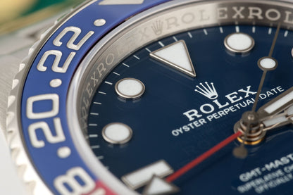 GMT-Master II Oyster, 40 mm, white gold M126719BLRO-0003