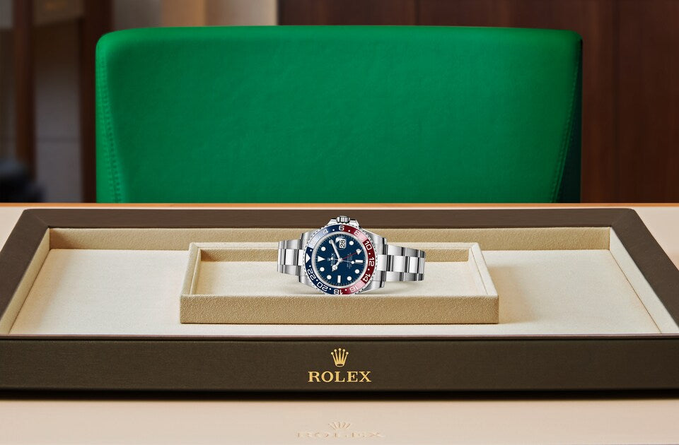 GMT-Master II Oyster, 40 mm, white gold M126719BLRO-0003