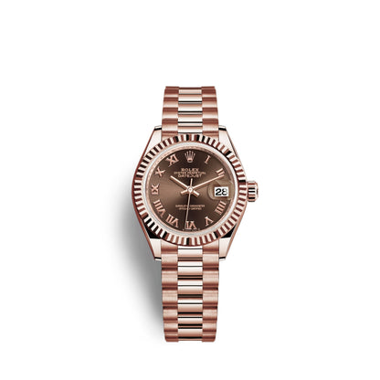 Lady-Datejust 28, 18k Everose Gold, Ref# 279175-0014