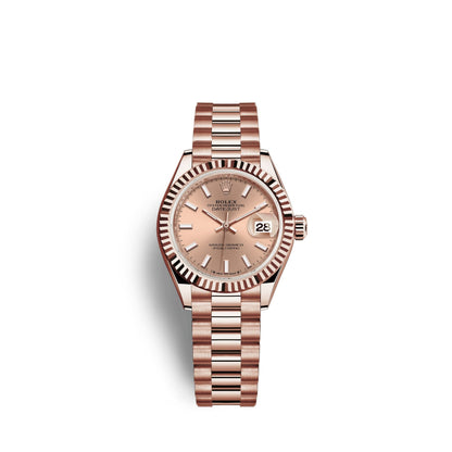 Lady-Datejust 28, 18k Everose Gold, Ref# 279175-0025